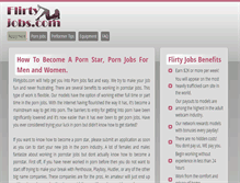 Tablet Screenshot of flirtyjobs.com